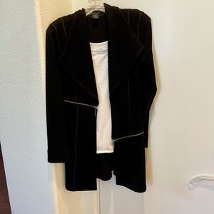 Eva Varro Barcelona pebble texture open jacket